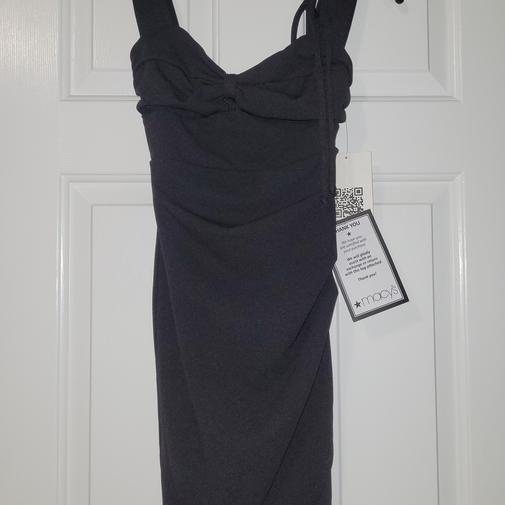 Emerald Sundae Black Mini Dress